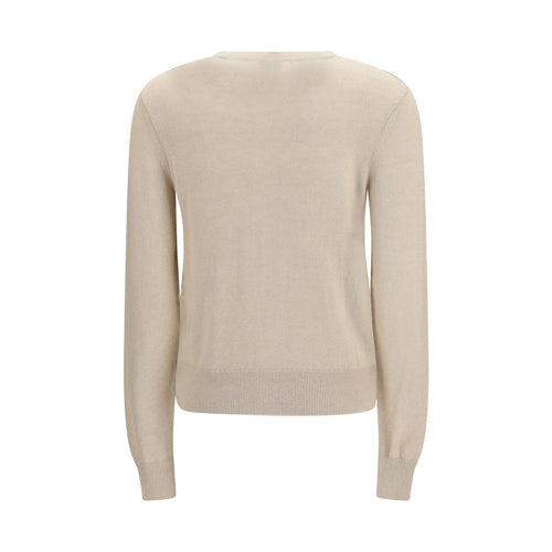 Beige Polyester Cardigan Burberry