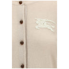 Beige Polyester Cardigan Burberry
