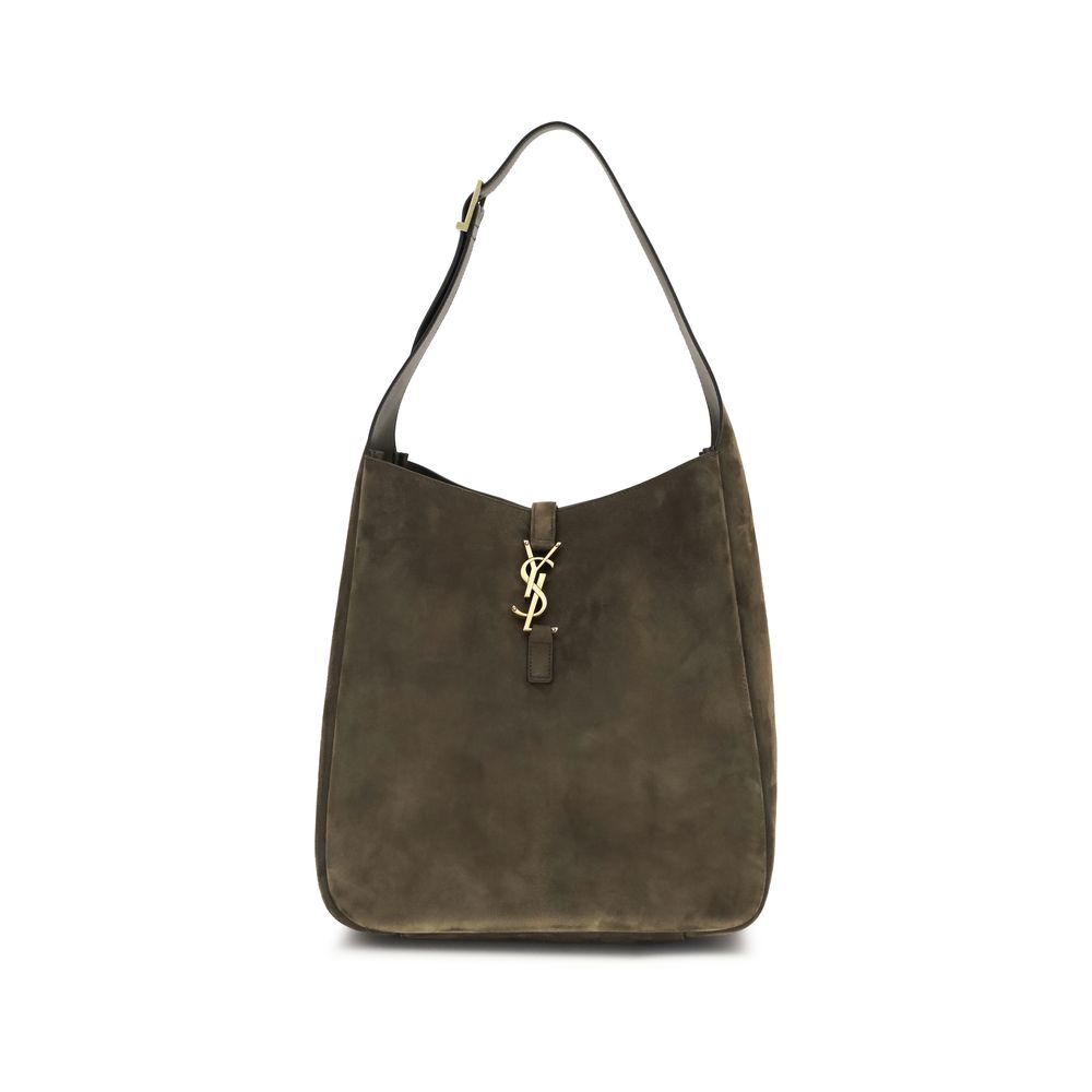 Bicolor Calf Leather Bos Taurus Shoulder Bag Saint Laurent