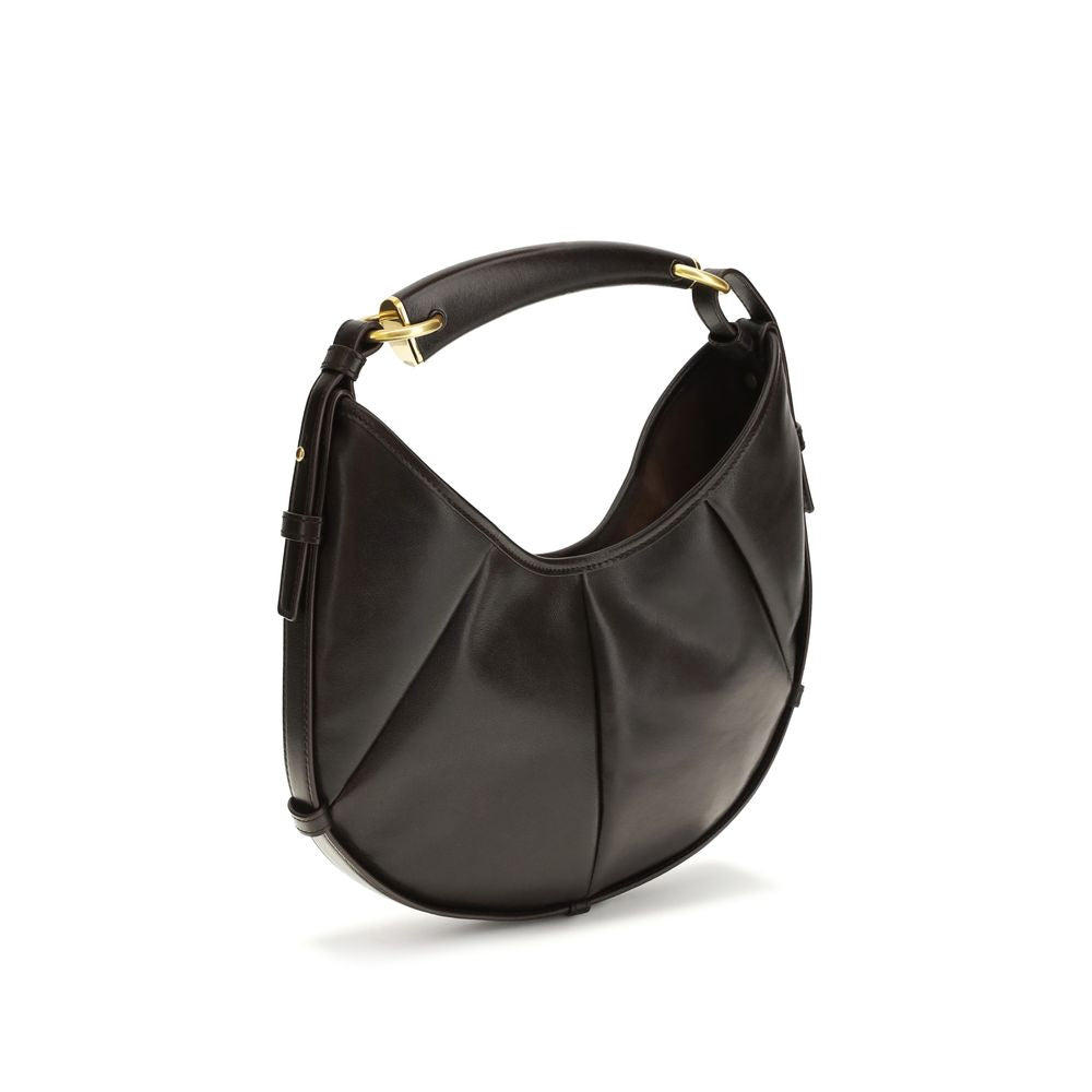 Brown Calf Leather Bos Taurus Shoulder Bag Saint Laurent