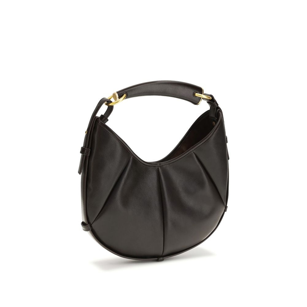 Brown Calf Leather Bos Taurus Shoulder Bag Saint Laurent