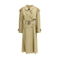 Beige Cotton Trench Coat Burberry
