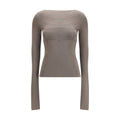 Gray Viscose Shirt Rick Owens