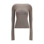 Gray Viscose Shirt Rick Owens