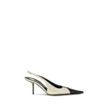 Beige Calf Leather Bos Taurus High Heel Pumps