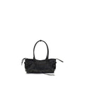 Black Calf Leather Bos Taurus Shoulder Bag Balenciaga