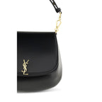 Black Calf Leather Bos Taurus Handbag Saint Laurent