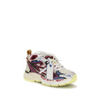 Multicolor Polyamide Athletic Sneakers