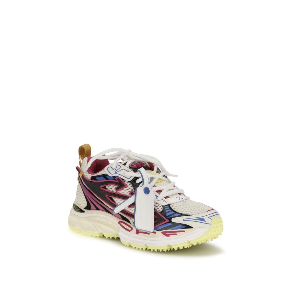 Multicolor Polyamide Athletic Sneakers