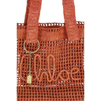 Multicolor Raffia Shoulder Bag Chloé