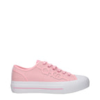 Pink Fabric Low Top Sneakers Jimmy Choo