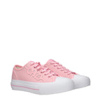 Pink Fabric Low Top Sneakers Jimmy Choo