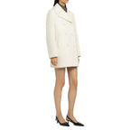White Wool Coat Prada