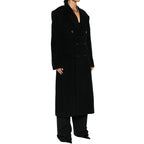 Black Cashmere Coat Balenciaga