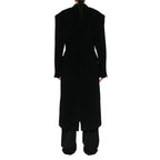 Black Cashmere Coat Balenciaga