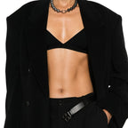 Black Cashmere Coat Balenciaga