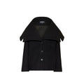 Black Virgin Wool Coat Jacquemus