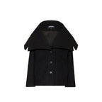 Black Virgin Wool Coat Jacquemus