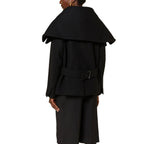 Black Virgin Wool Coat Jacquemus