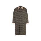 Beige Cotton Coat Fendi