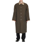 Beige Cotton Coat Fendi