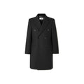 Black Wool Coat Saint Laurent