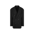Black Wool Coat Balenciaga