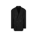 Black Wool Coat Balenciaga