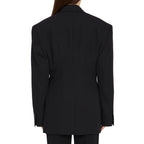 Black Wool Coat Balenciaga