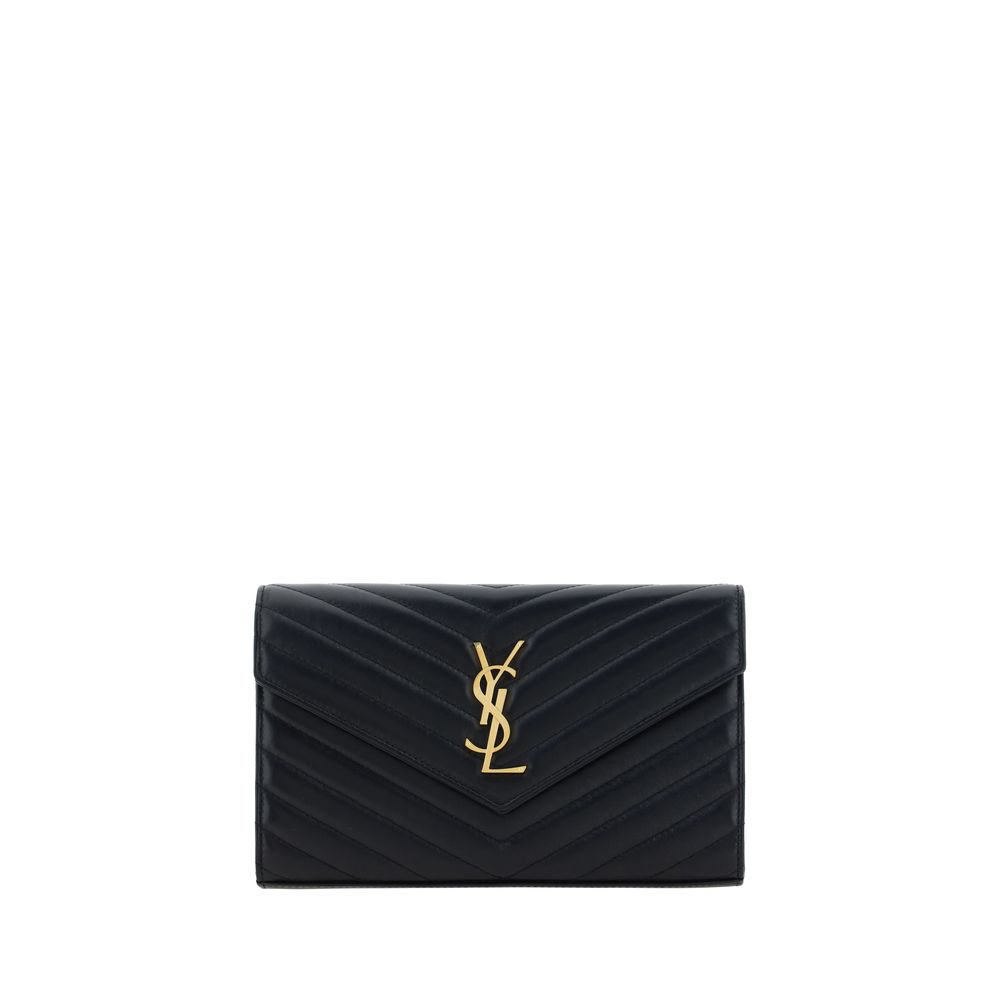 Black Lamb Ovis Aries Aries Shoulder Bag Saint Laurent