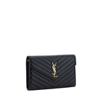 Black Lamb Ovis Aries Aries Shoulder Bag Saint Laurent