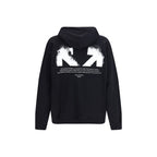 Black Cotton Sweatshirt Off-White