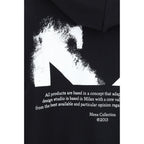 Black Cotton Sweatshirt Off-White