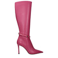 Pink Leather High Heel Boots Jimmy Choo