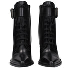 Black Leather Ankle Boots Jimmy Choo