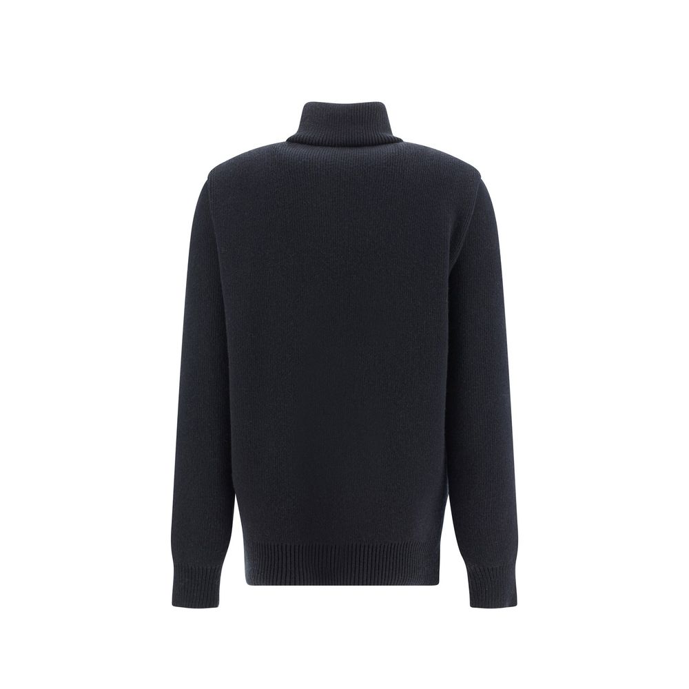 Black Lamb Fur Coat