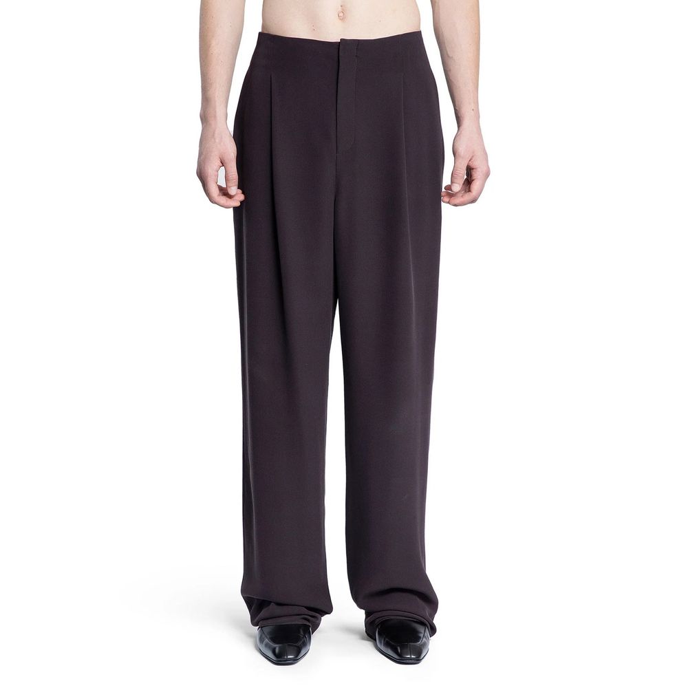 Brown Silk Dress Pants