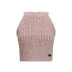 Multicolor Viscose Sleeveles T-Shirt