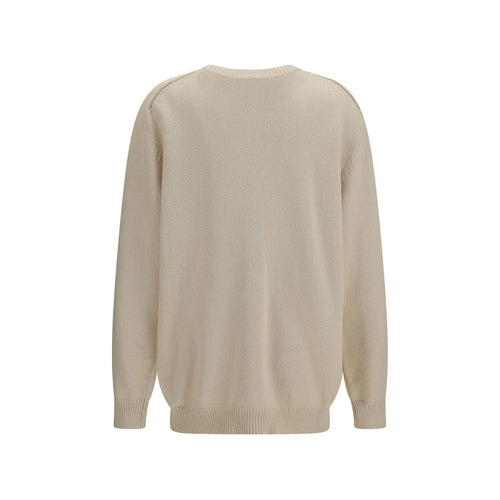 Beige Cotton Cardigan