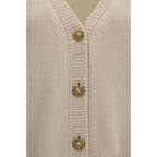 Beige Cotton Cardigan