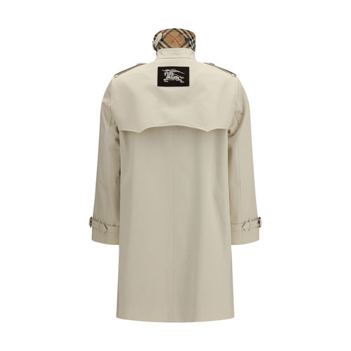 Beige Cotton Trench Coat