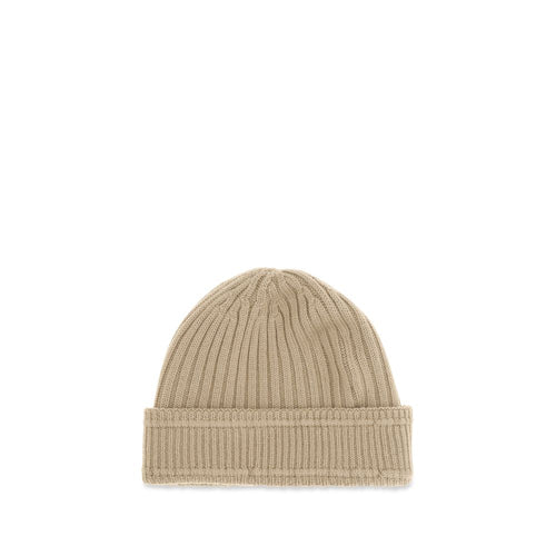 Beige Wool Oves Aries Beanie