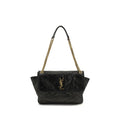 Black Calf Leather Bos Taurus Shoulder Bag