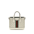 White Fabric Shoulder Bag