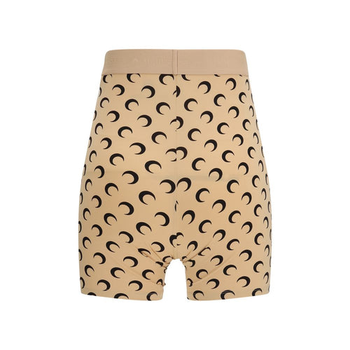 Beige Polyamide Bermuda Shorts