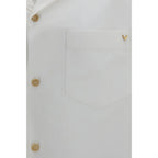 White Cotton Shortsleeve Shirt