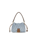 Blue Cotton Shoulder Bag