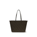 Brown Fabric Shoulder Bag