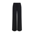 Black Wool Oves Aries Casual Pants