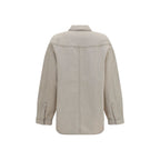 Beige Denim Shirt
